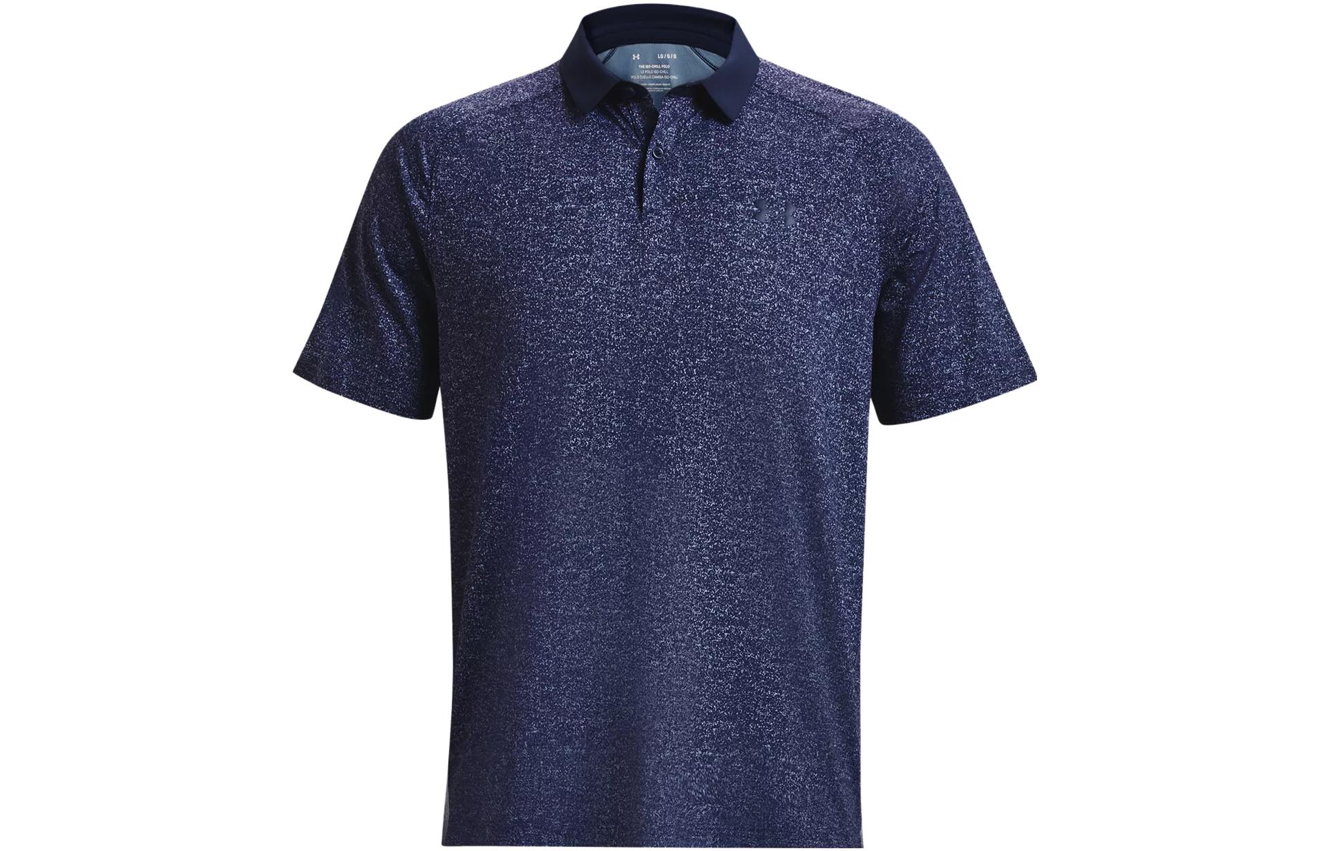 Under Armour Polo Shirts Men s Midnight Dark Blue Polo Collar Moderate Other 1377294-410 L