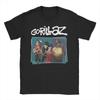 Crazy Punk Rock Gorillazed Music Band T-Shirt Men Women Crew Neck Pure Cotton Short Sleeve Tee Shirt Printed Clothing