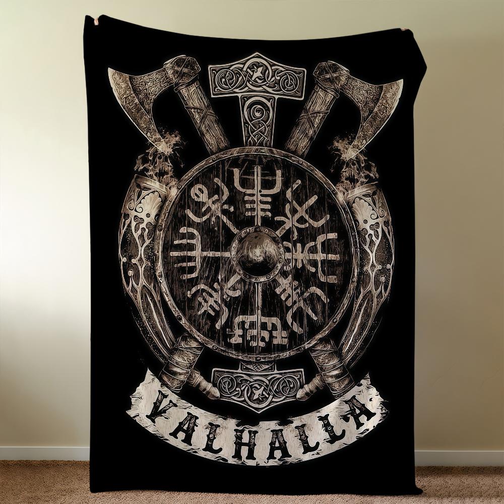 V-VegvisirS-ES V-VikingS-ES Fashion Blanket Throw Super Cosy Plush Living Room Sofa Couch Childish Birthday Gifts