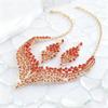 2024 Exquisite Rhinestone Necklace & Earring Set: Party, Evening Dress & Wedding Accessories