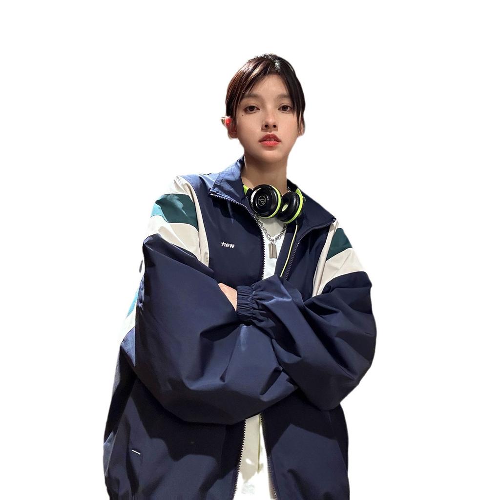 Hiphop American high street jacket sports jacket men's couple spring and autumn high fashion brand cleanfit jacket