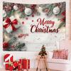Festive Christmas Tapestry: Merry Christmas Party Banner & Backdrop Cloth Decoration