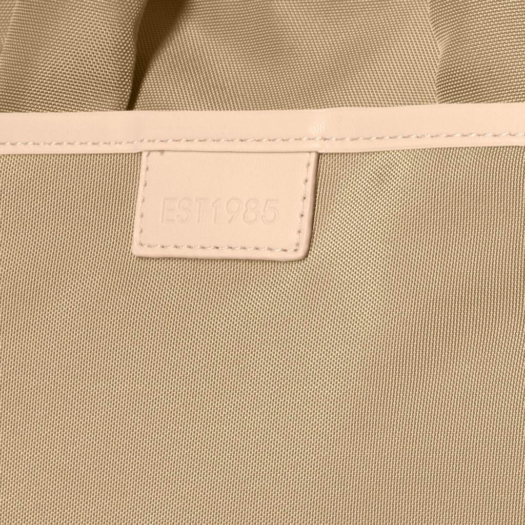 Rammode Poly Canvas Tote Bag 37081-46-F Mocha