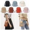 Versatile Mobile Phone Bag PU Crossbody Bag Trendy Lipstick Pouch  For Men and Women