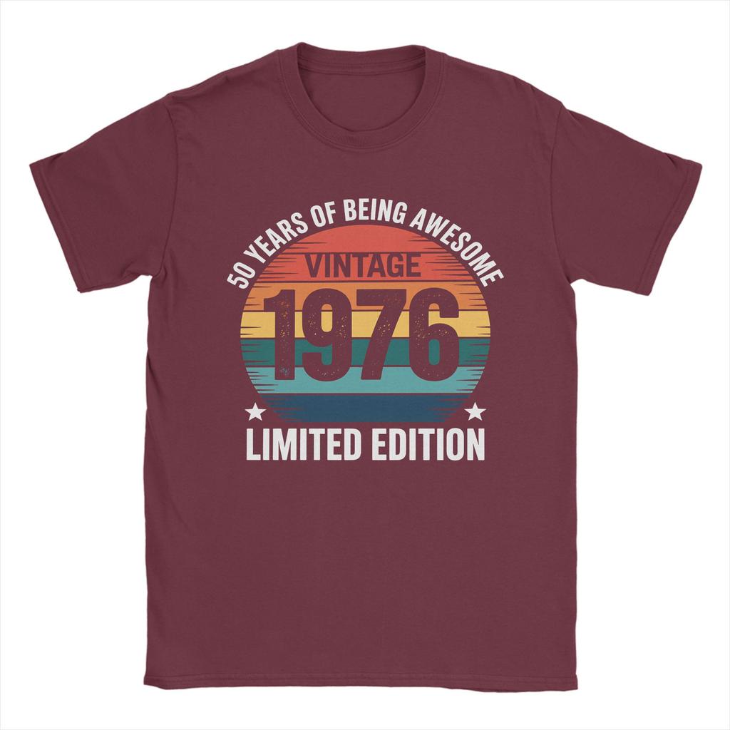 Born In  Vintage Age  Years Old Funny Th Birthday TShirt Summer YK Retro T Shirts Cotton Fashion Tshirt For Unisexs Tees