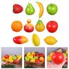6Pieces Fruits Replicas Decorations User Friendly Simulation Fruits for Festival Decoration Realistic Home Accent