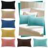 Hometextile: Soft Corduroy, Striped Velvet, Rectangular Embellished Cushion Cover