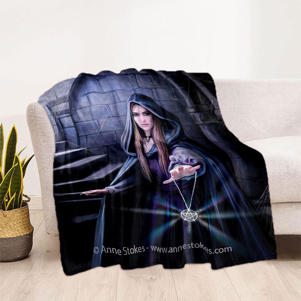 Gothic Style Blanket Ultra-Soft Great for Couch Livingroom Sofa Four Seasons Universal Warmthful Decor Birthday Christmas Gift Blanket