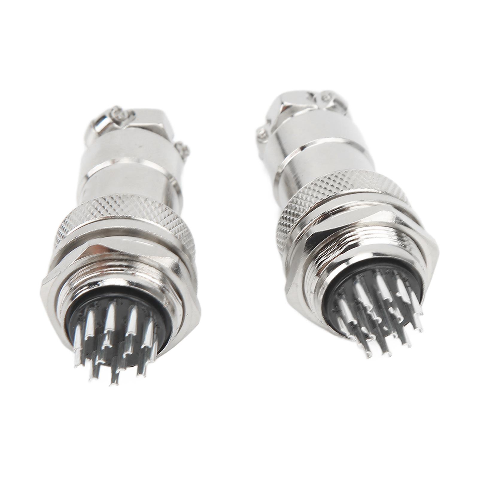 

2 Pcs Aviation Plug Socket Connector 14 Pin Male Female Aviation Plug Socket for Mechanical Equipment