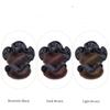 Synthetic Black Large Intestine Hair Ring Bun Head Wig Fashionable and Elegant Ladies Flower Bud Head Wig Hair Accessories
