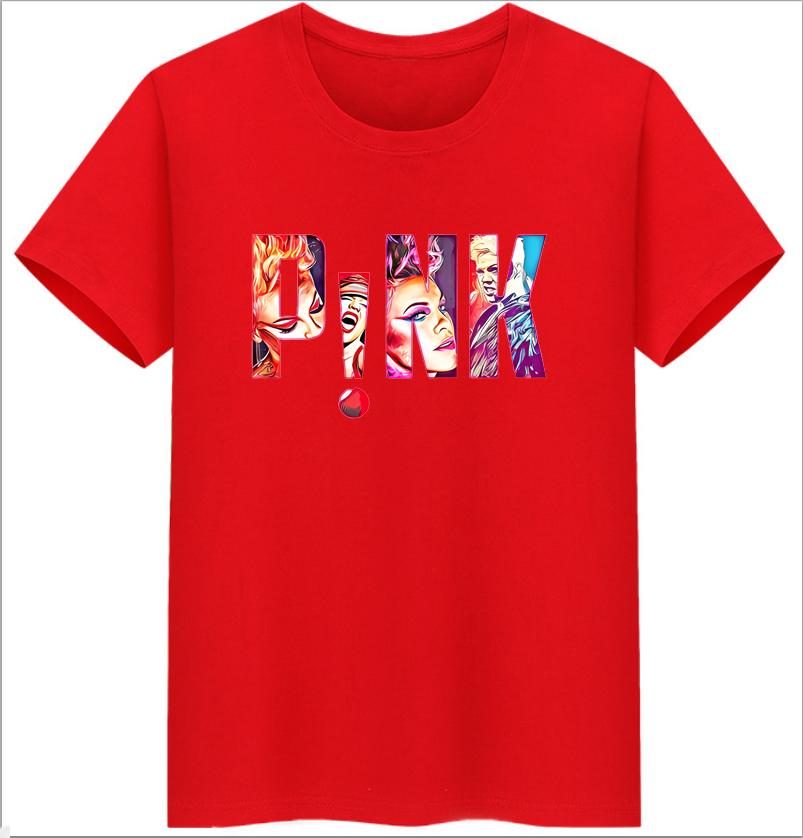 Pnk Cropped T Shirt Summer Carnival Tour Pink Tour Iconic Pnk Merch Tshirt Aesthetic Clothes Oversized T Shirt Tops
