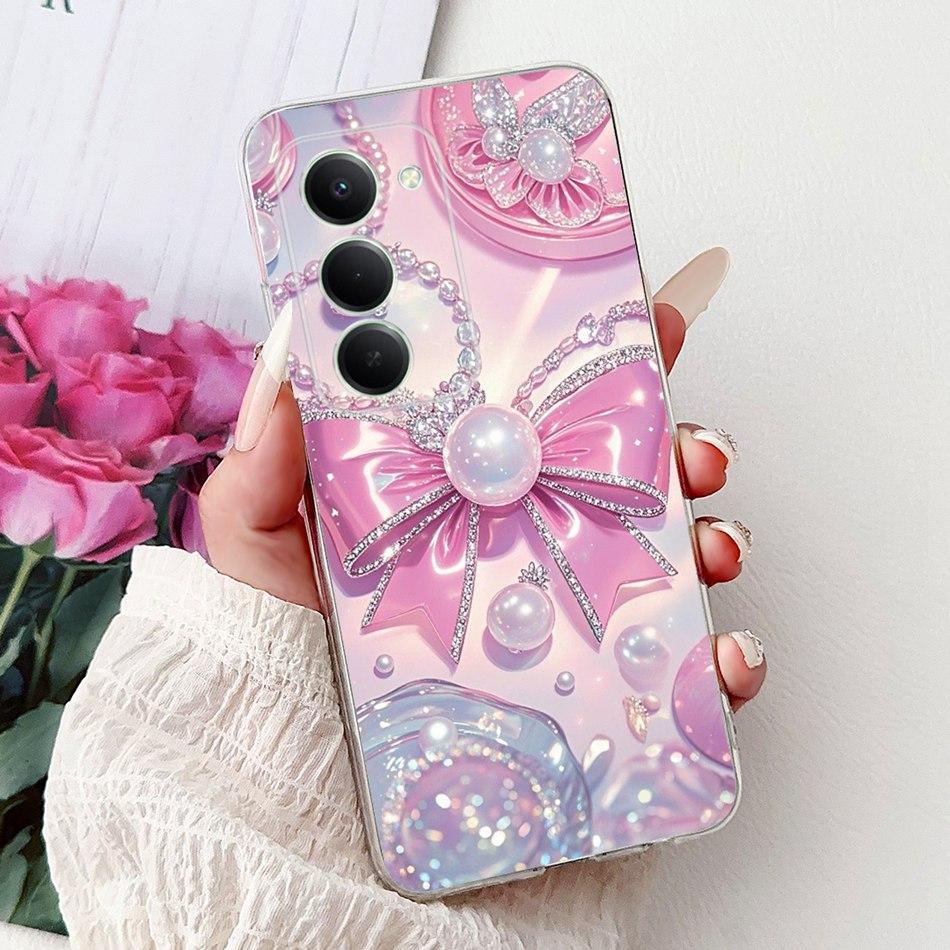 Für Xiaomi Redmi 15 5G Note 15R Elegante Blume Schmetterling Handyhülle Für Redmi Note15R Redmi15 5G Weiche Silikon TPU Hüllen