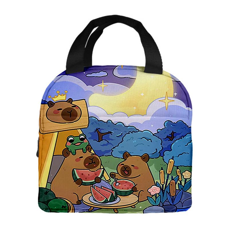 Aluminum foil thermal insulation lunch box bag large capacity meal bag portable bento bag