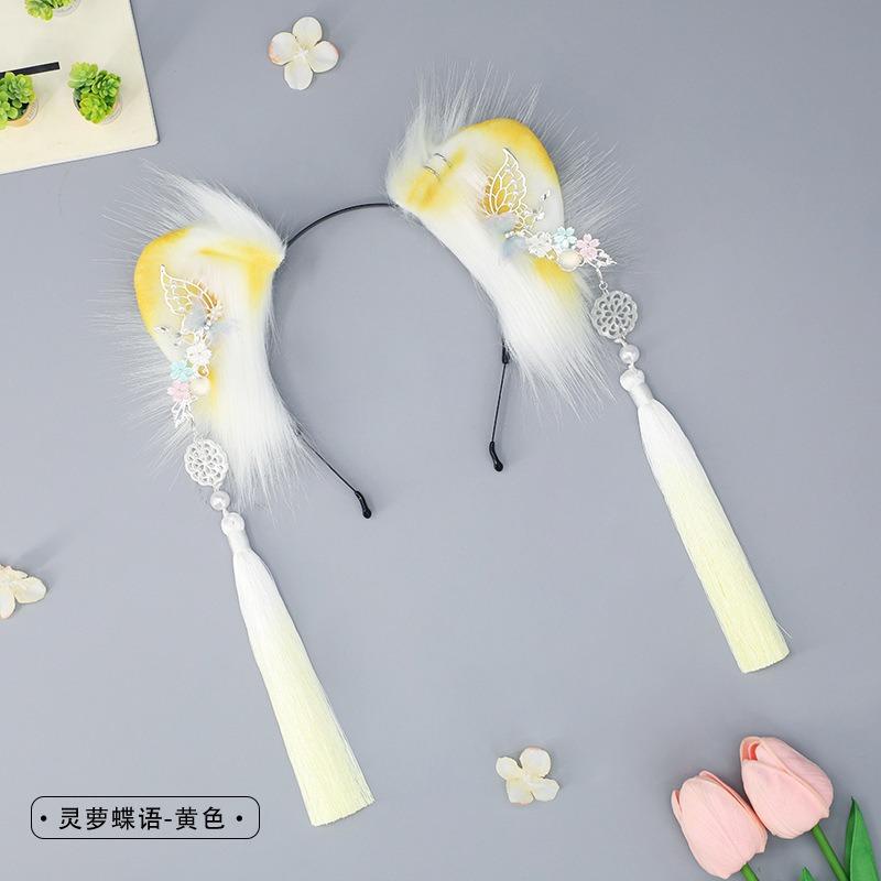 Kitten hair accessories cat ears headgear lolita girl cat ear headband comics cos simulation animal ear headband