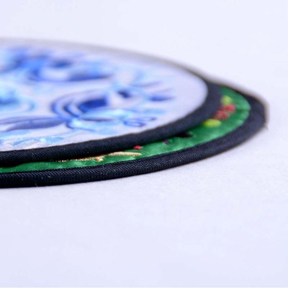 Cloth Chinese Embroidery Insulation Pad Round Teacup Placemats Fabric Coaster  Dishes