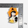 New Cute Coffee Girl Cat Acrylic Brooches for Women Cartoon Hat Lady Figure Badges Pins Female Office Jewelry Accessories Gifts