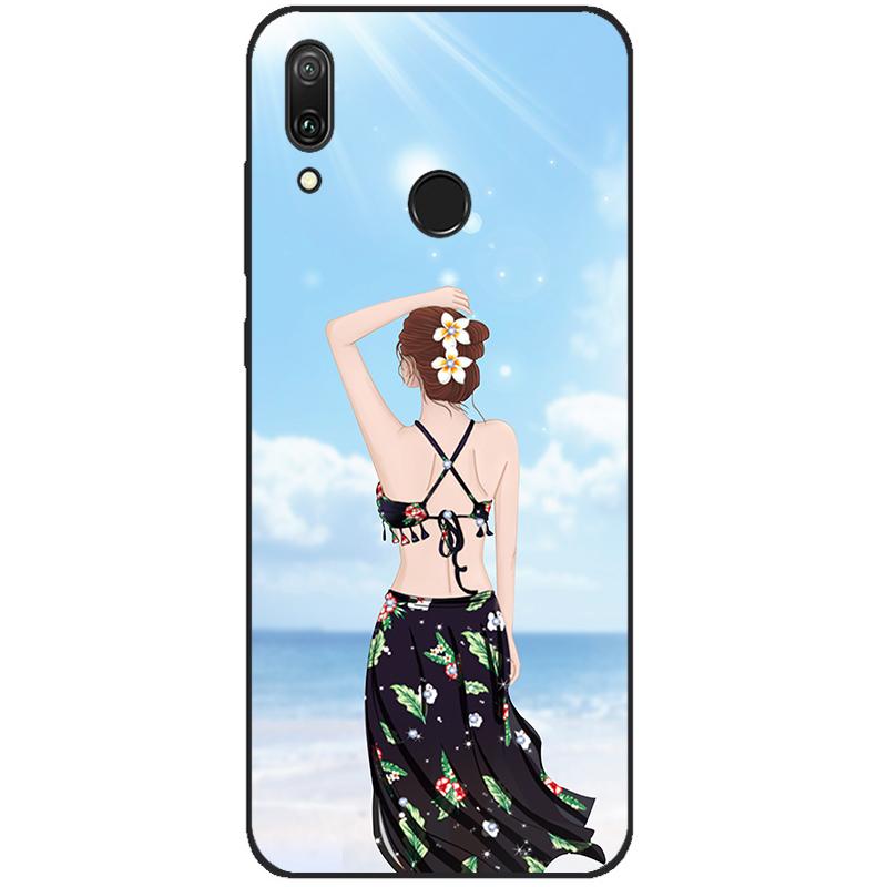 For Huawei Y7 2019 Case Y 7 2019 Silicone TPU Back Cover Protective Phone Case For Huawei Y7 Y7 Prime 2019 Bumper Fundas Coque