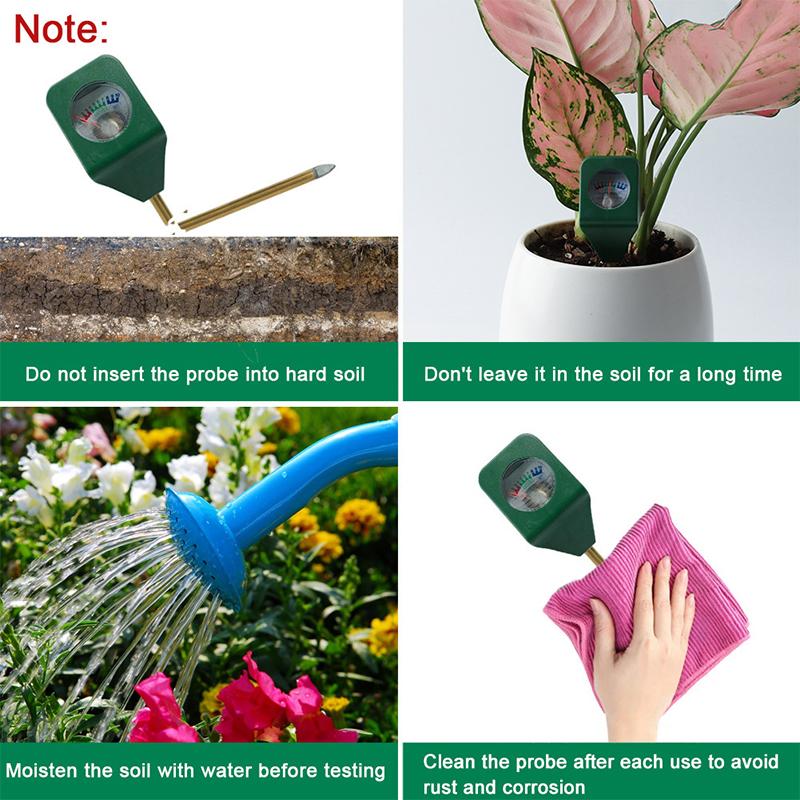 Portable Soil Humidity Monitor Moisture Meter Plant Watering Test Flower Potted Dry Wet Measuring Tool Home Garden Tools