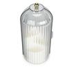 Makeup Brush Holder with Lid Clear Dustproof 360 Degree Rotating Makeup Brush Holder   for Vanity Desktop Bathroom Countertop