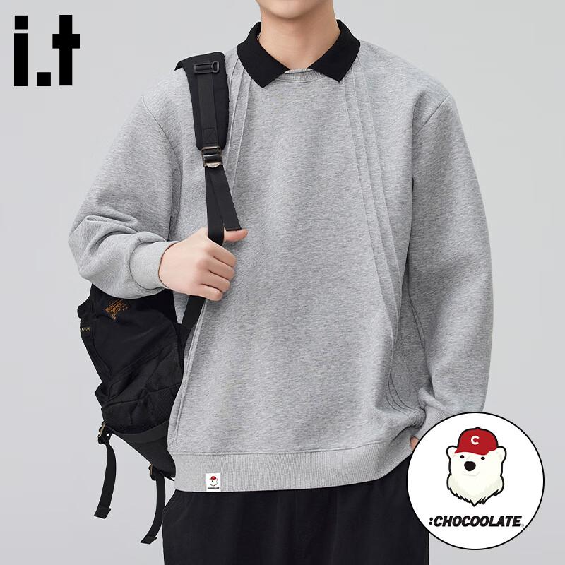 CHOCOOLATEit Men's Relaxed Fit Polo Sweatshirt