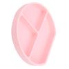 Baby Plates Silicone Divided Plate Dishwasher Microwave Washable Safe Toddlers Kids Plates
