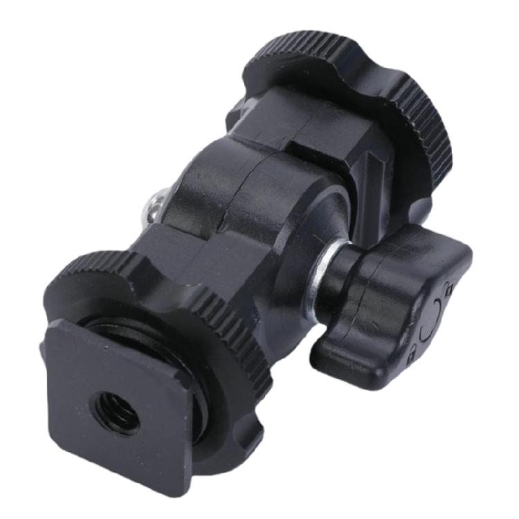 Aluminum Hot Shoe Adapter DSLR Camcorder 1/4inch Screw Hot Shoe Adapter Camera Flash Mount Video Light Accessories