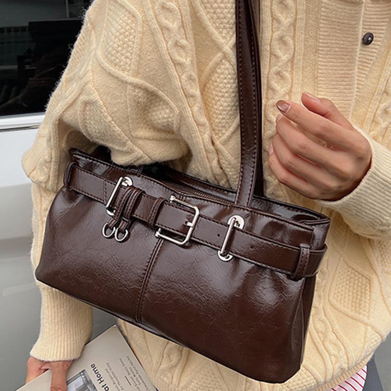 Large-capacity Single-shoulder Bag, Casual and Stylish Underarm Bag, Niche and Trendy Tote Bag