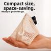 Clear Visible Mesh Storage Pouch Organizer Triangle Design Mini Coin Purse New Mesh Bag  Travel Use