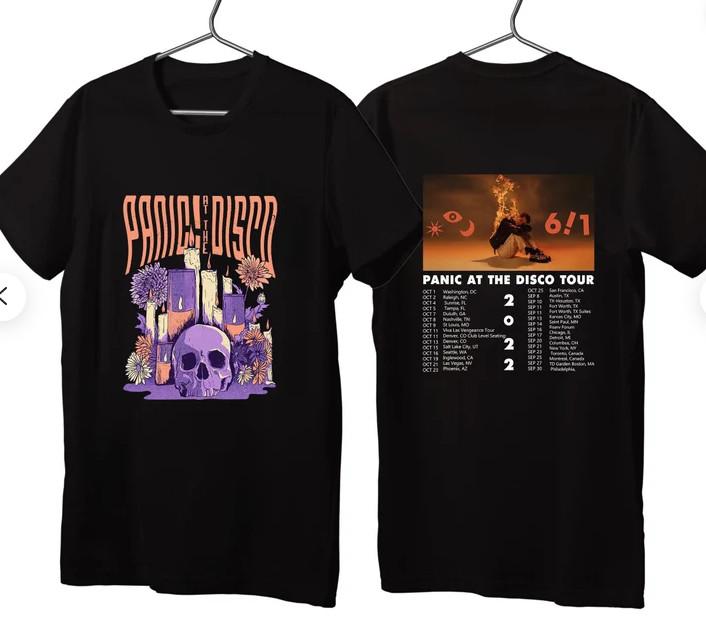 Panic! at the disco VIVA LAS VENGEANCE tour 2022 Unisex 2 Sides Shirt. XXXXL