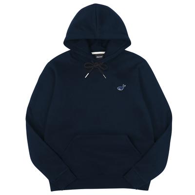 Mini Whale Embroidered Double-Sided Oversized Hoodie (Type B)
