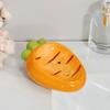 Ceramic Soap Holder Cute Watermelon Soap Dish Tray Container Carrot Soap Box  Shower