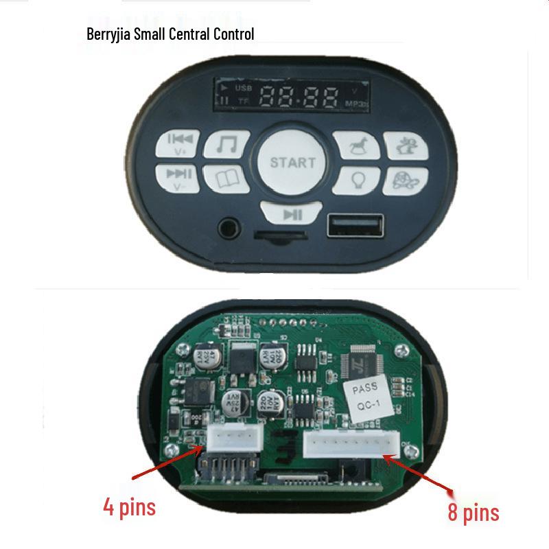 Berryjia Little Sun Kids' Electric Car Music Controller Panel and Motherboard Accessory.