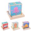 Wooden 3d Puzzle For Kindergarten And Early Education Children