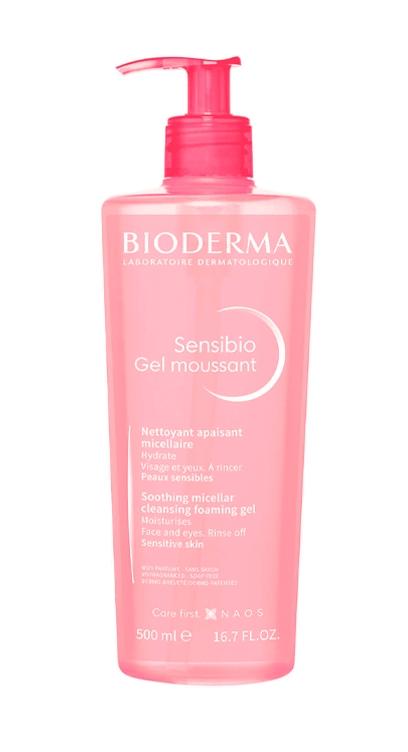 Bioderma Sensibio Gel Nettoyant Doux Peaux Sensibles, 500 ml