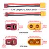 1PC XT60 Male/Female To Deans T-Plug Male/Female Connector Lead Adaptor Extension Wire Silicone Cable for Lipo Battery RC Parts
