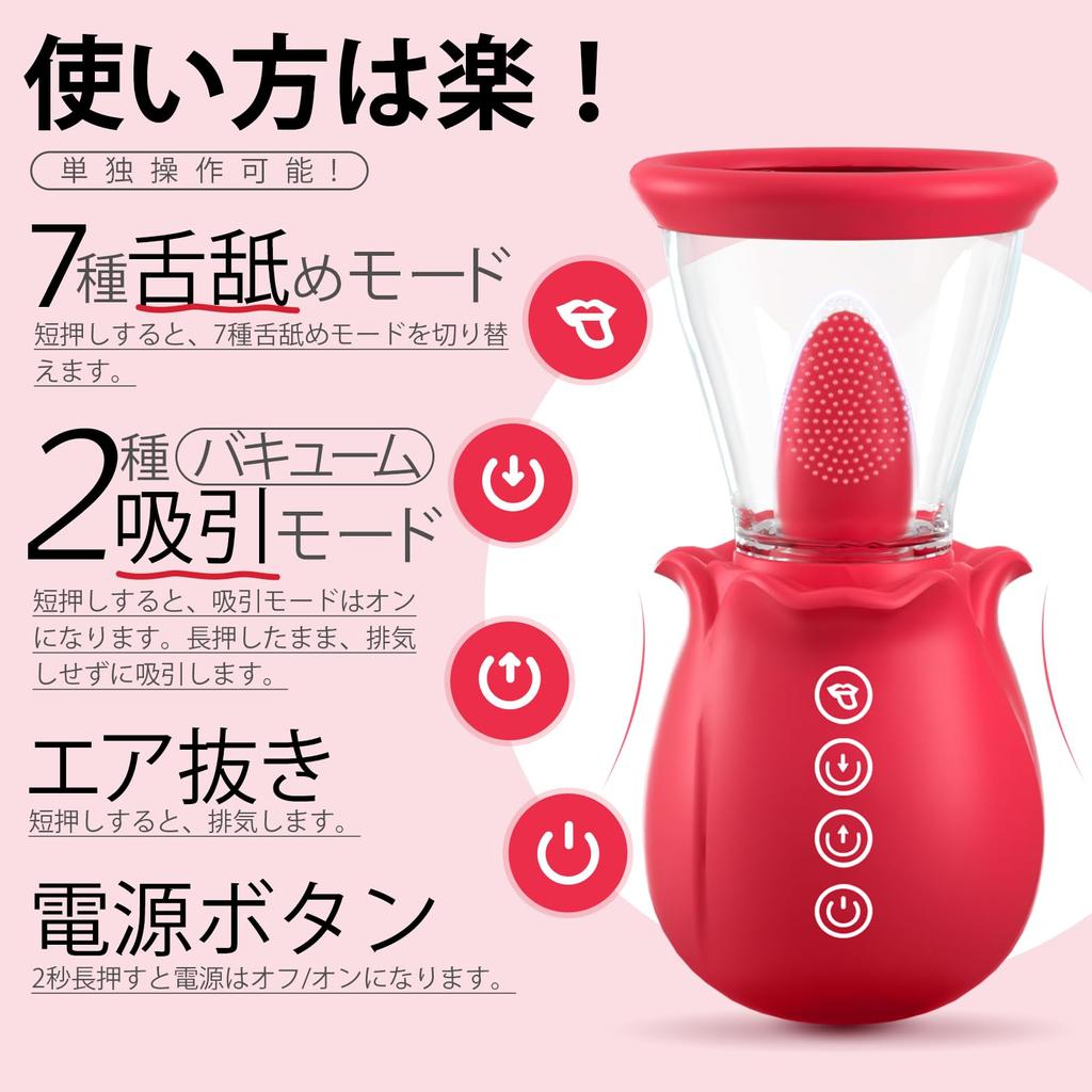By Famous and Squirt Without Clitoral Nipple Squirt Types of Tongue Licking Vibration 2 Types of Vacuum Suction Smartphone Remote Control 2 Suction