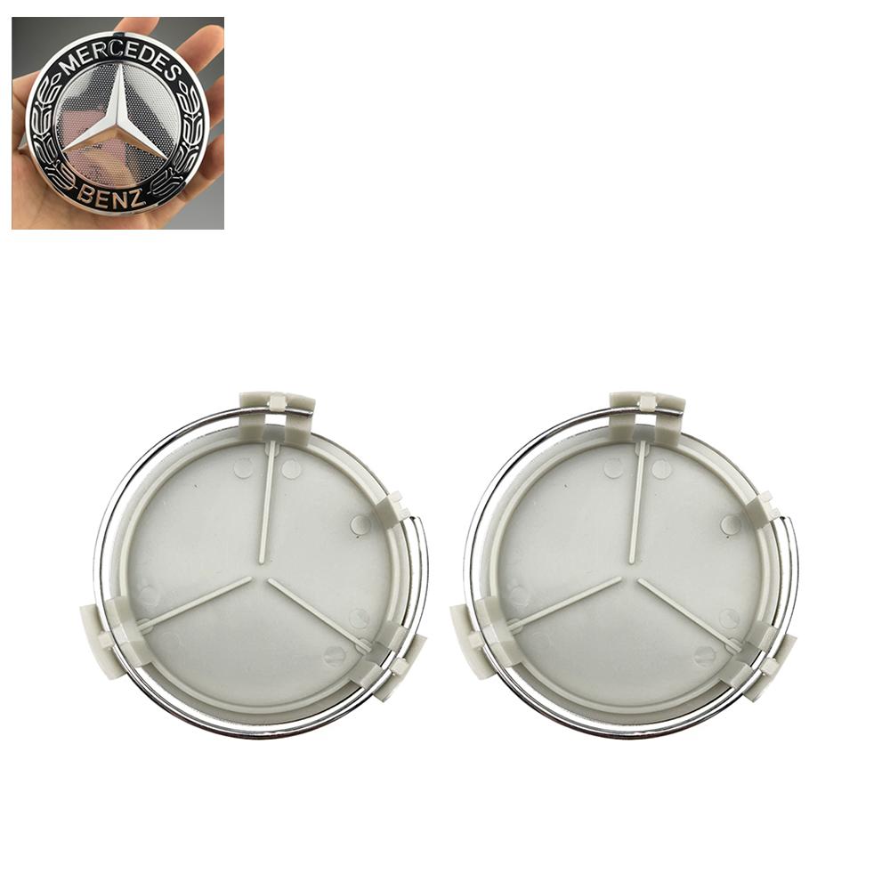 Benz amg 4pcs 75MM Car Styling Wheel hub modification Center Covers Hub Caps For Mercedes Benz B/C/E/S W211 W203 W204 W210 W124 AMG W202