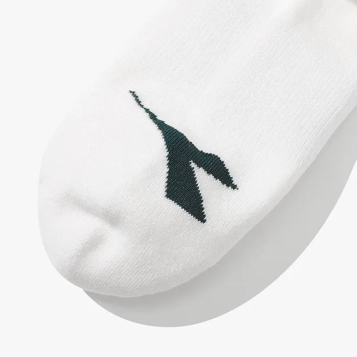 Tennis Stripe Crew Socks WHITE
