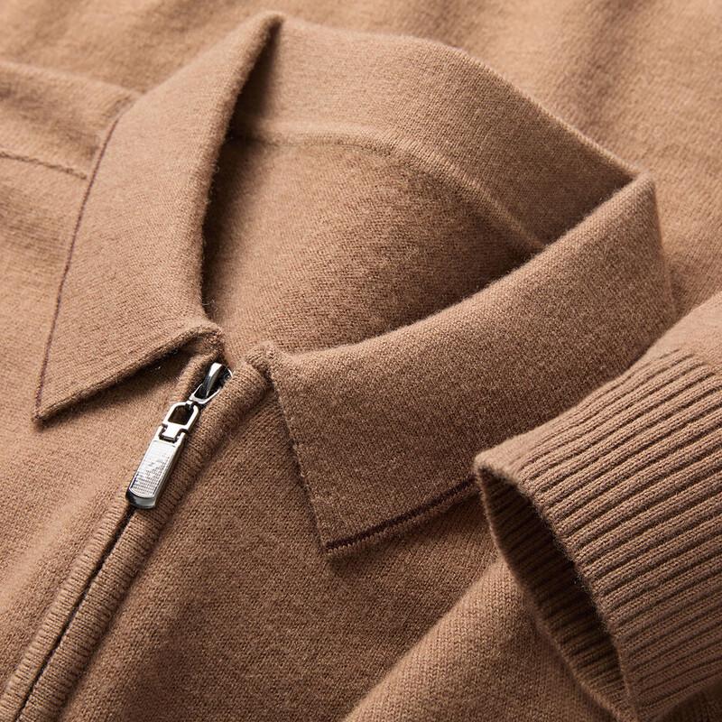 Men's Jinju 100% Wool Thick Winter Half-Zip Sweater