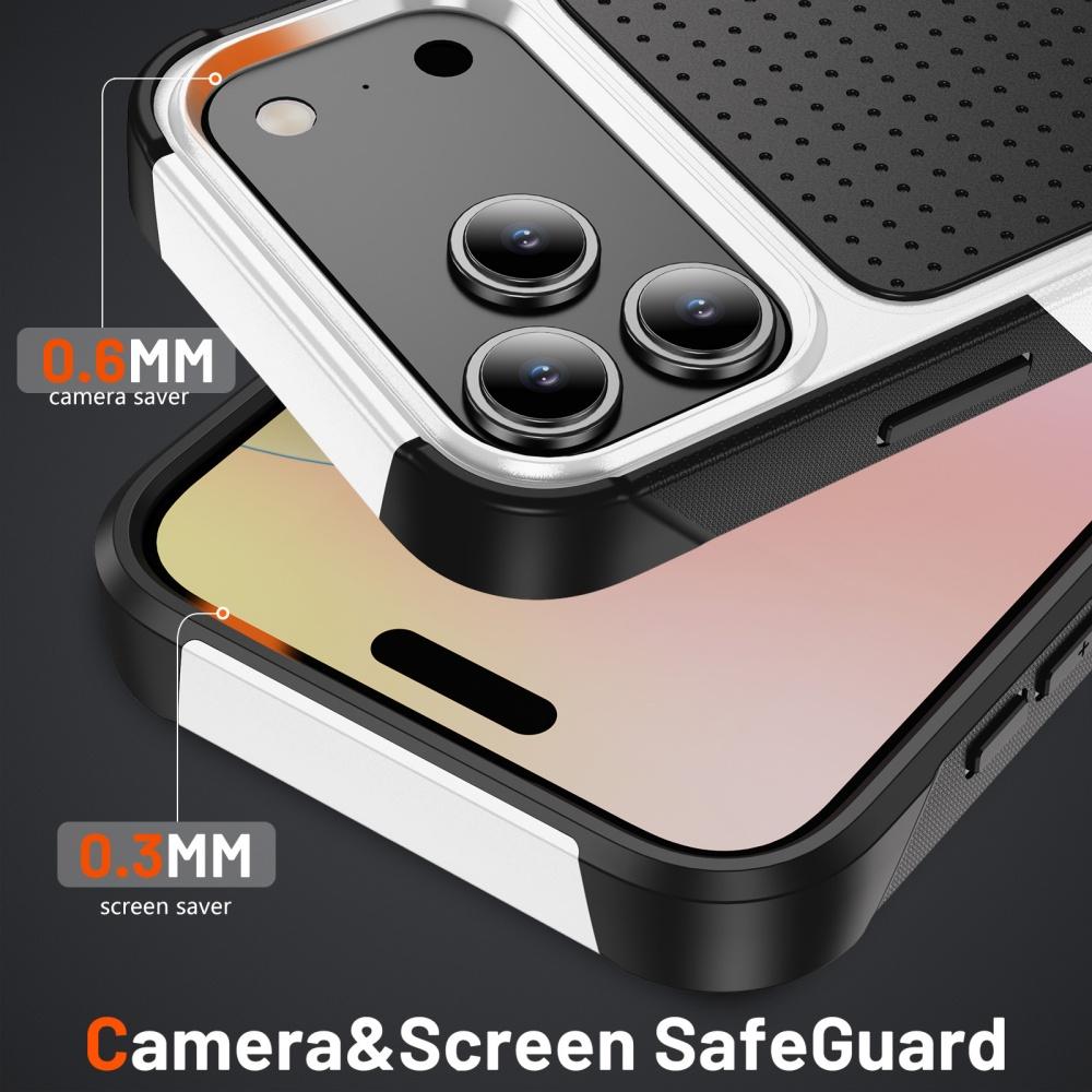 Shockproof Phone Case for iPhone 17 Pro Max 16 15 14 Plus 13 12 11 Pro Max XR XS Max 7 8 Plus SE Heat Dissipation Armor Case