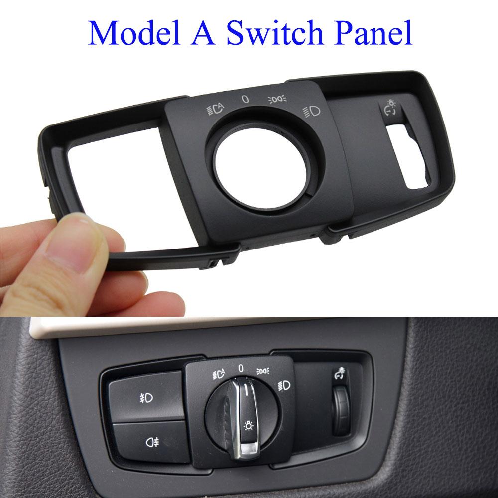 LHD RHD Scheinwerfer Dreh Nebelscheinwerfer Kappe Taste Scheinwerfer Schalter Abdeckung Panel Für BMW 1 2 3 4 X1 X2 Serie F20 F45 F30 F31 F48