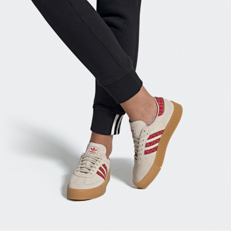 adidas Sambarose 'Clear Brown Scarlet Collegiate Green' Damskie FU9746