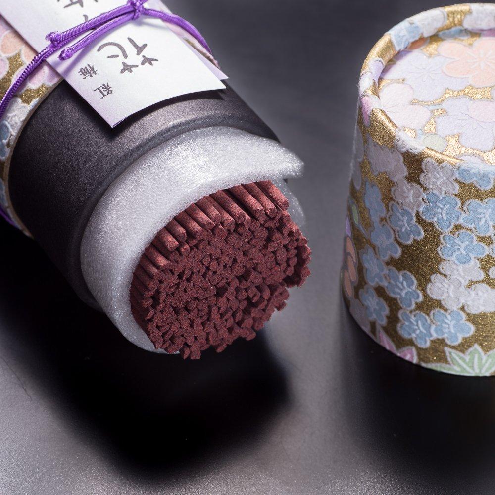 Okuno Seimeido Hanakurabe Incense Sticks (5-Piece Set) In a Paulownia Wood Box