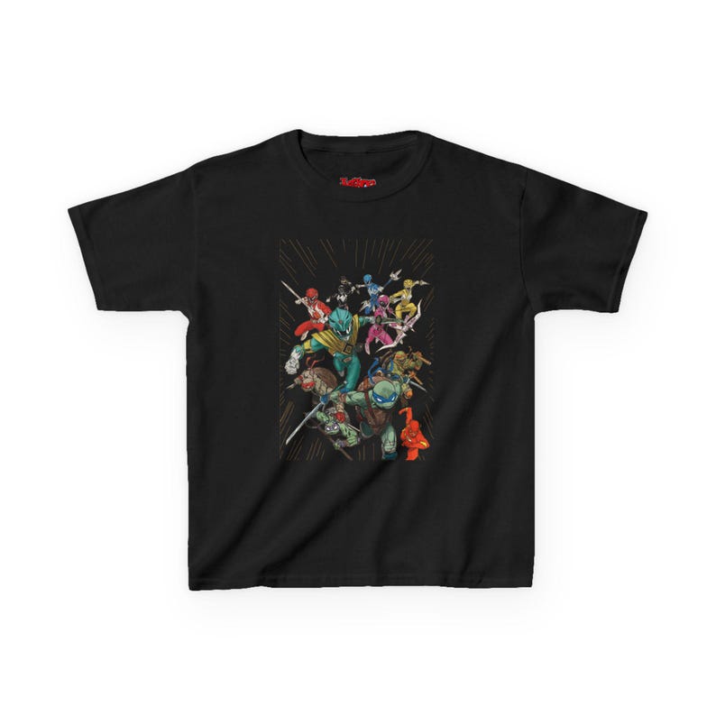 Mighty Morphin Ninja Turtle Rangers - Kids T-Shirt 140
