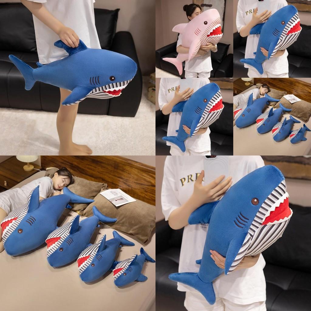 Cartoon Shark Plush Toy For Relaxing Bedside Comfort