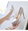 Sommer Mode Spitz Laufsteg frauen Schuhe Flacher Mund Stiletto Büro Einzelnen Schuhe High Heels 35-46 WZ