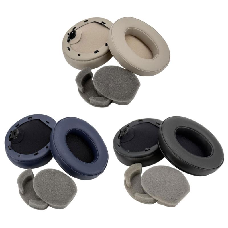 Sheepskin Earpads Earmuff for WH-1000XM4 1000XM4 Headphones Active Noise Cancelling Lambskin Ear Cushions Earpad Set