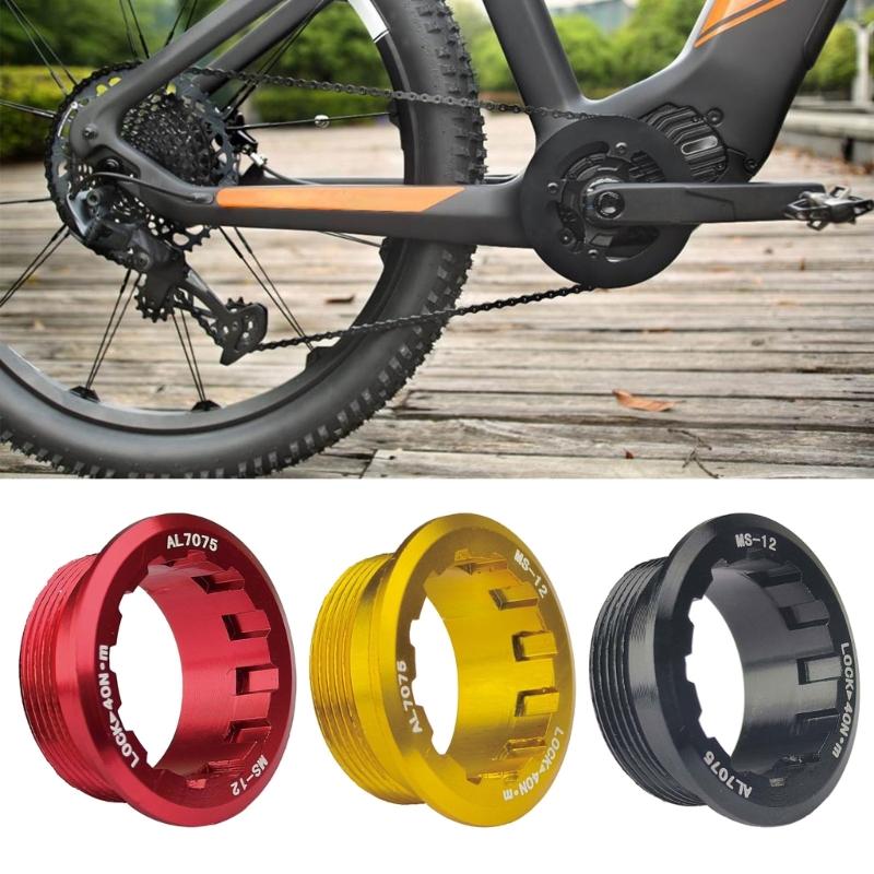 12 Speed Flywheels Cover Cassettes Flywheels Lock Cover Bike Freewheels Lock Rings for Efficient Bicycles Gears Systems