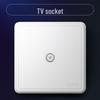 Priză de perete TV Chint pentru montare la suprafață
