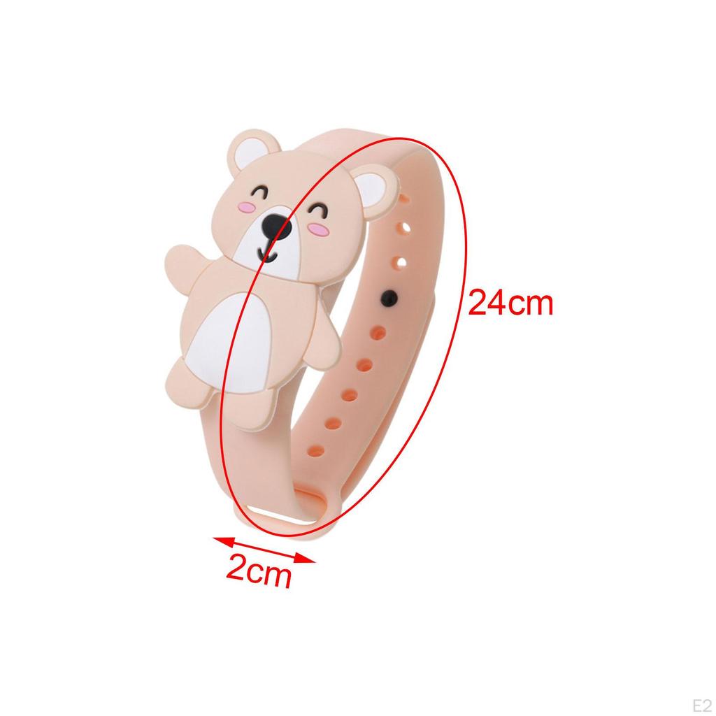 Essential Oil Mosquito Repellent Bracelet Cartoon for Adult Kids Children Bear